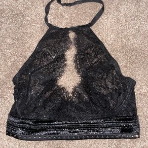 Black Victoria’s Secret Beautiful Balconet